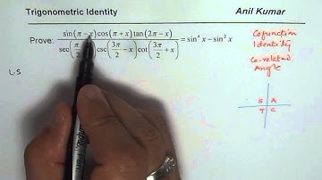 Difficult Trigonometric Identitity With Cofunction and Related Angles