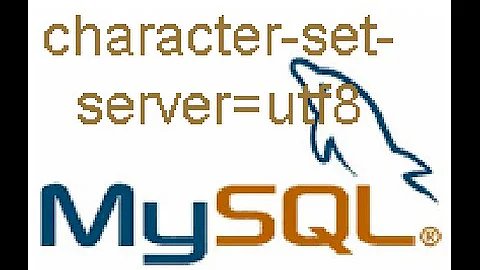 mysql character set setting