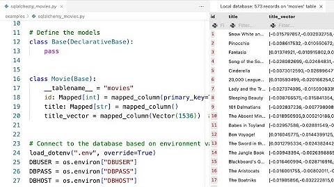 Using pgvector + PostgreSQL in Python for vector storage and querying