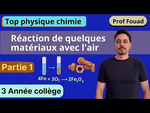 Reaction Of Some Materials With Air 3rd Year College Part 1