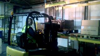 Forklift test course