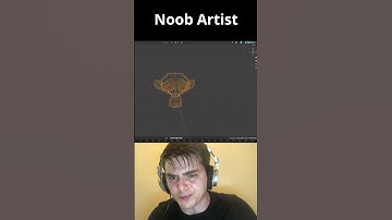 Noob vs Pro artist: Wireframe #blender3d #blendertutorial #noobvspro #blenderworkflow #blender3d