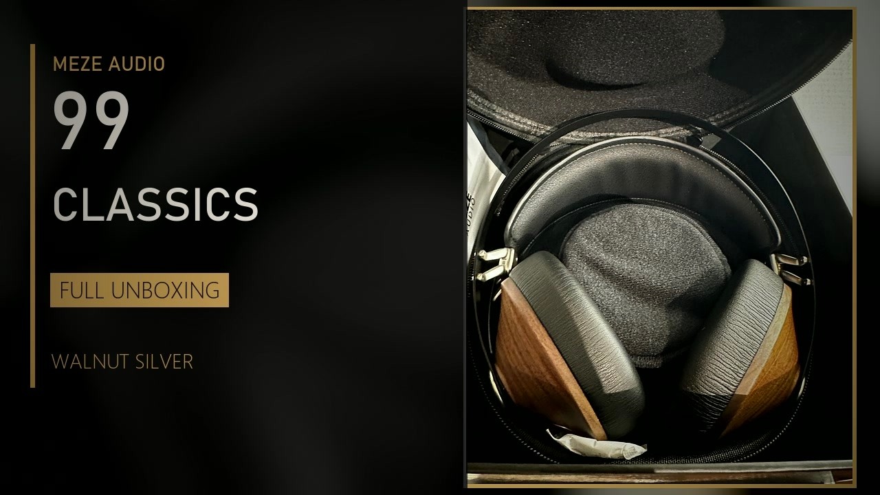 Meze 99 Classics Walnut Silver — Full Unboxing & Accessories - YouTube