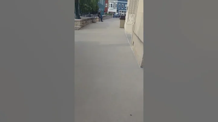 Lil Freddie Walters walking down the street. He di...
