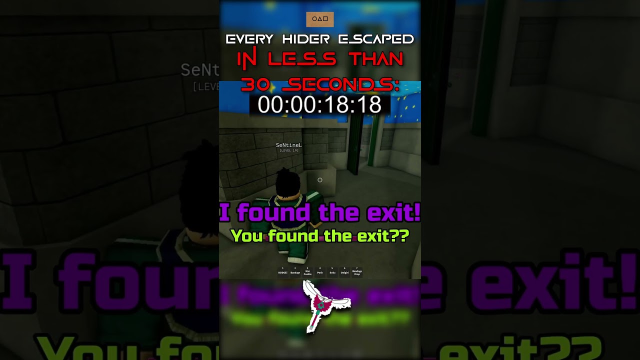 FASTEST escape time on Ink Game keys & knives?? #squidgame #roblox #inkgame #speedrun