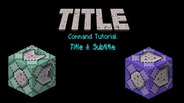 Title Command Tutorial 1.16+ (Title & Subtitle)