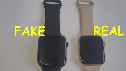 Apple watch 7 real vs fake review. How to spot fake Apple watch series 7