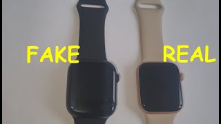 Apple watch 7 real vs fake review. How to spot fake Apple watch series 7