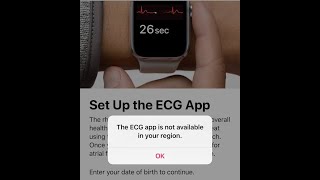 How to fix Apple Watch ECG app is not available in your region screenshot 3