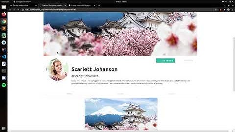 Django OnlyFans Clone - Designing the profile page | 4