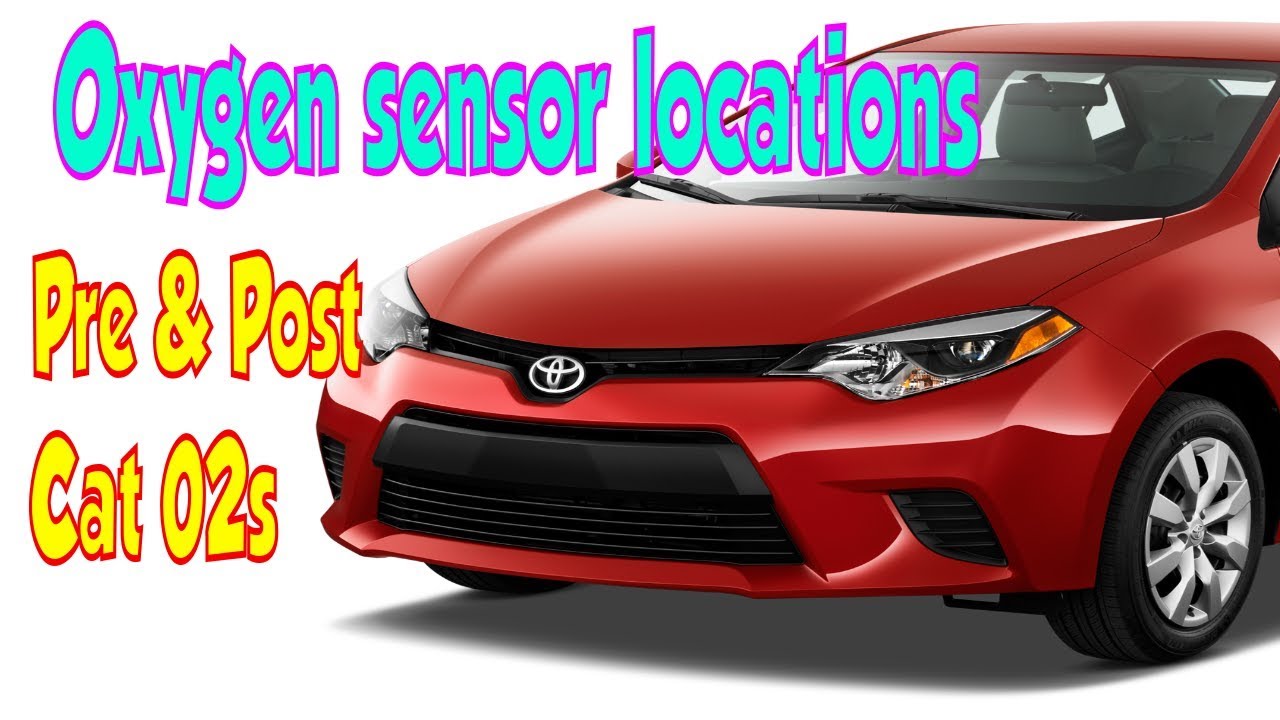 Toyota Corolla Oxygen sensor locations - YouTube