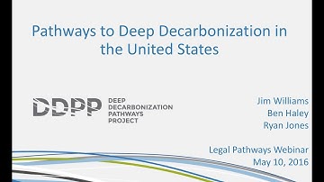 Pathways to Deep Decarbonization in the U.S.