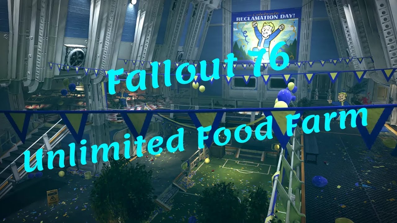 Fallout 76 Unlimited Food Farm Guide YouTube