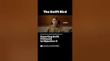 Exporting Swift Protocols to Objective-C | Swift vs. Objective-C Protocols