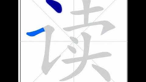 Learn Chinese - Chinese Character for READ 读