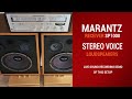 Marantz SR1000 Receiver with StereoVoice Loudspeakers Live Sound Demo