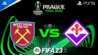 FIFA 23 - Fiorentina vs West Ham United || UEFA Europa Conference League Final (08/06/2023) #fifa23