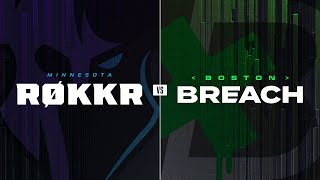 @ROKKRMN  vs Boston Breach  | Major II Qualifiers Week 2 | Day 1