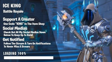 ICE KING | Fortnite Animated Loading Screen