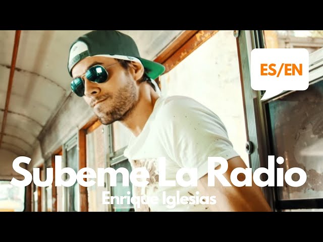 Vejnavn Jobtilbud skrivebord Enrique Iglesias - SUBEME LA RADIO - (Lyrics / Letra English & Spanish)  Translation & Meaning - YouTube