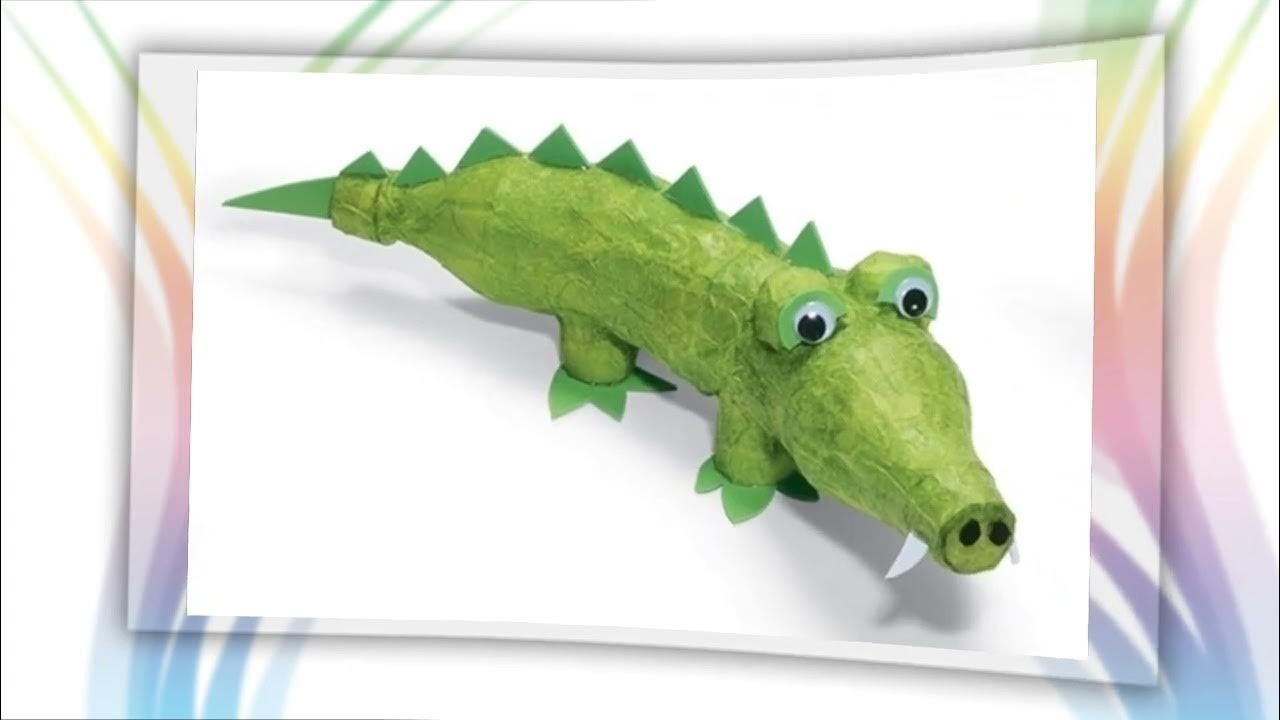 Поделка крокодил