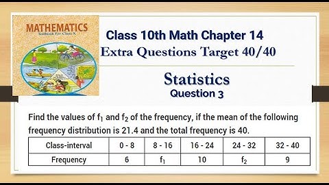 Extra Question Solutions 3 For Class 10 Maths Chapter 14 Statistics