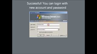 How to reset Windows 2003 password?