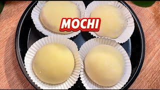 No bake ! This mochi is sweet but not greasy, soft and silky, it's so delicious