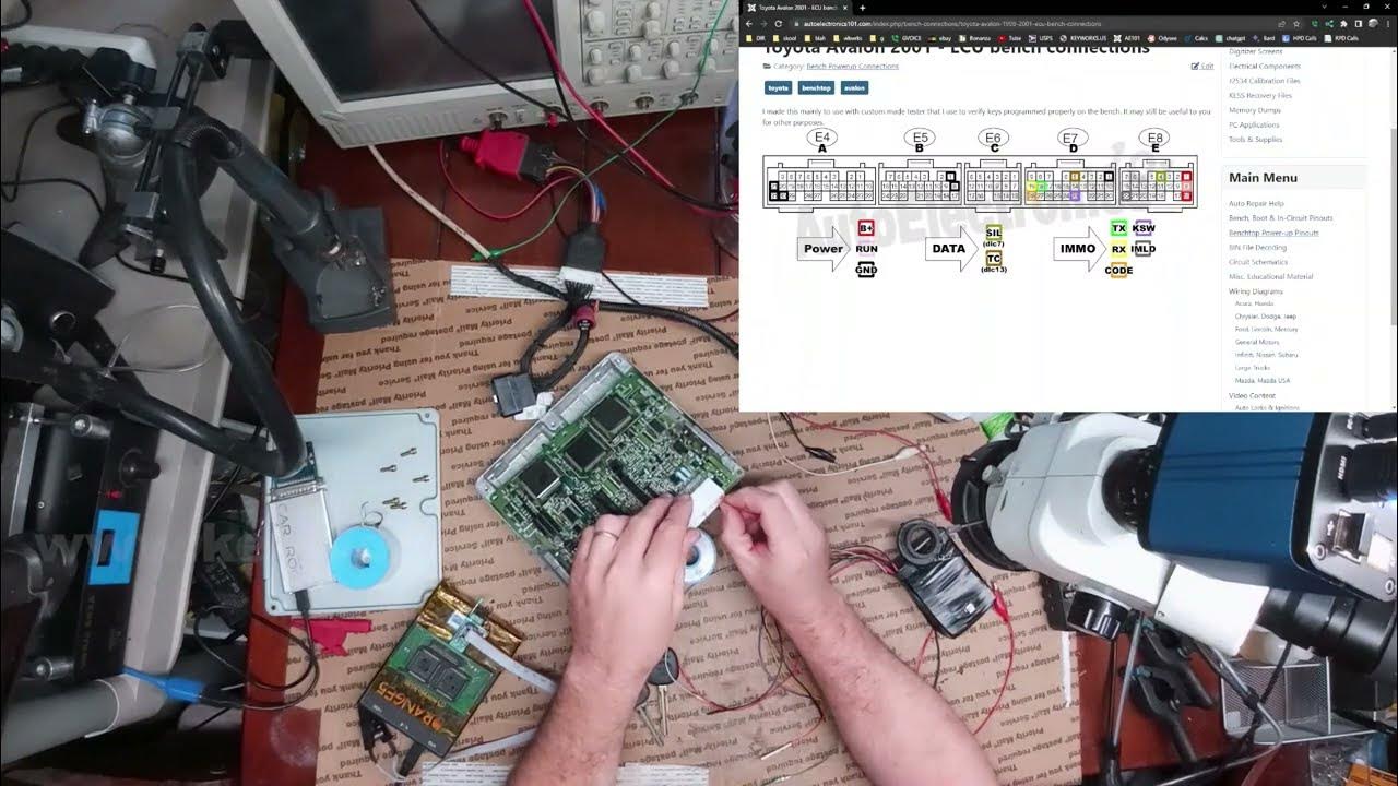 Programming virgin eeprom memory in toyota ecu for immobilizer master