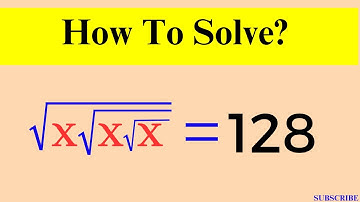 A Nice Square Root Algebra Math Problem |