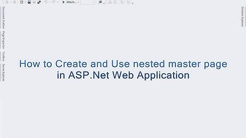 Nested Master Page in ASP.NET