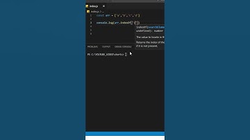 find index of element in array in javascript #shorts #javascript