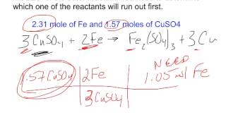 Solving Limiting Reactant Problems