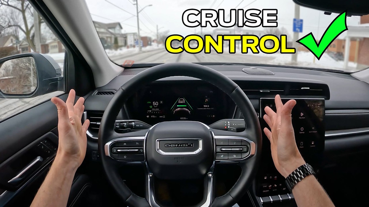 How to use Normal and Adaptive Cruise Control in the GMC Terrain