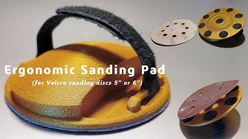 Ergonomic Sanding Pad (for Velcro sanding discs 5" or 6")