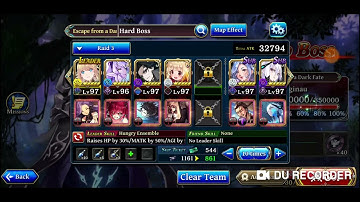 The Alchemist Code - Escape From a Dark Fate Hard Boss Auto! (Waginau)