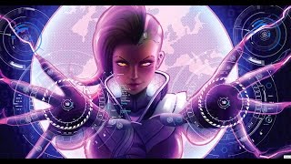 Overwatch Sombra Hacking Rainmeter Skin Desktop Customization