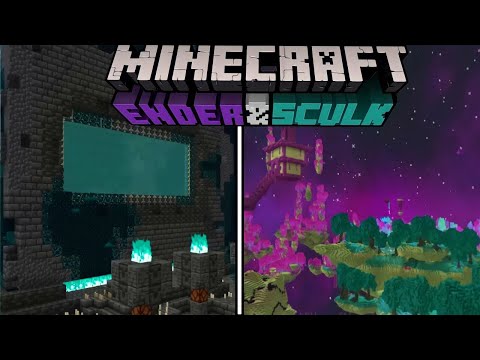 Minecraft official trailer fan game 1.21 sculk and ender 