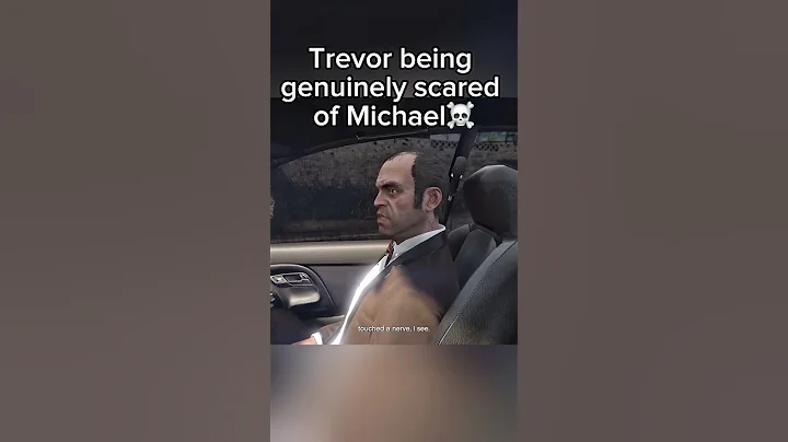 Trevor being genuinely scared of Michael☠️ #gta #gta5 #gtav