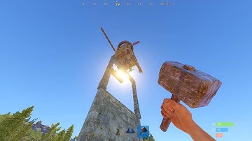 RUST windmill in the air bug/glitch