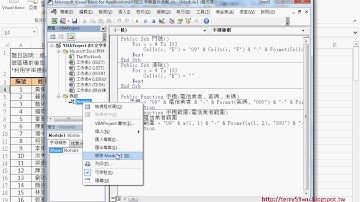 05 開啟VBA設計環境與插入程序