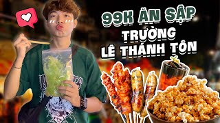 Thử Thách Cầm 99K Ăn Sập Trường THPT Lê Thánh Tôn Và Cái Kết 😬| Quốc Halo