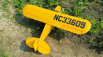 How To Make Rc Piper Cub J3 Plane | DIY Rc Plane | Skylink Rc | #rcplane