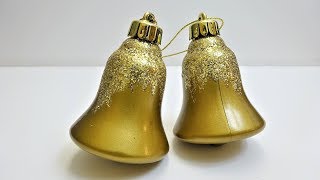Glittered Liberty Bell Christmas Ornaments (Factory Direct Craft)(Discontinued)