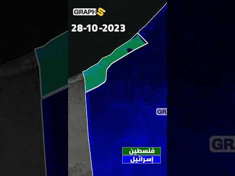 خريطة متحركة الحرب في قطاع غزة وإسرائيل منذ 7 أكتوبر 2023