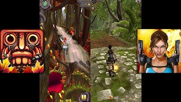 Temple Run 2 Jungle Fall Vs Lara Croft Relic Run