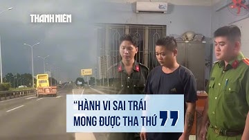 Bắt giữ tài xế lái xe container đánh võng trên cao tốc