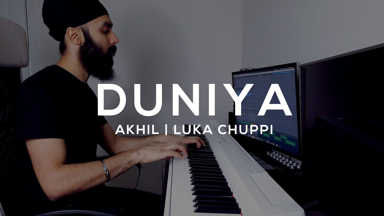 DUNIYA  Luka Chuppi   Piano Cover   Khaab Piano Akhil
