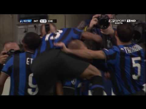 1-0 - Milito - Inter - Chelsea - Sky Sport ||HD||