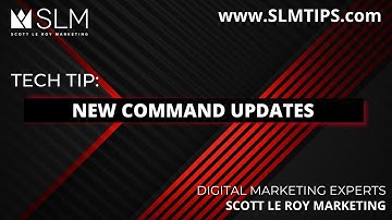 Tech Tip: New Updates To Command 2/15